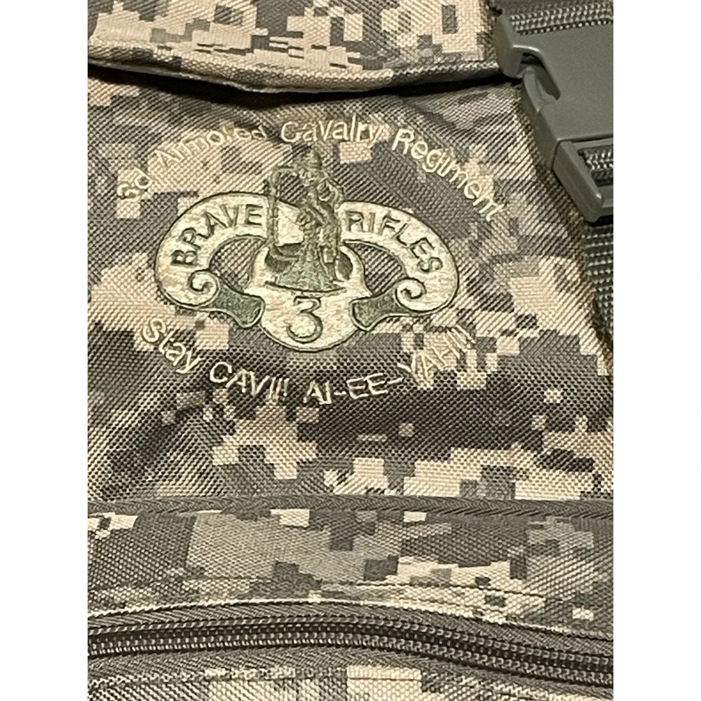 3rd Armored Cavalry Regiment Backpack ACU Digital Camo Brave Rifles Army Bag